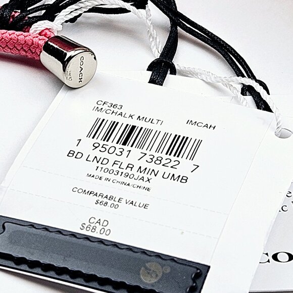 Coach Mini Umbrella in Badlands Floral Print - Picture 3 of 3